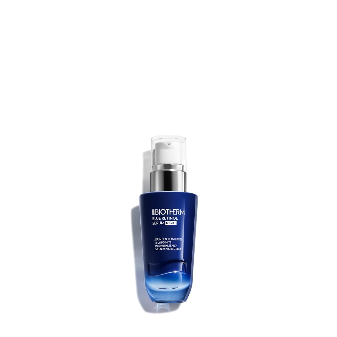 Biotherm, Blue Retinol Serum Nuit Visage, Pour Peau Normale à Grasse, Réduit les Rides et Unifie la Peau, Enrichi en Biotech Plankton et Rétinol, 30 ml