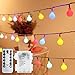Produktbild Lichterkette Außen 10M, Infankey 100LED Led Lichterkette Batterie mit Fernbedienung, 8 Modi& Timing-Funktion, IP44 Wasserdicht, Lichterkette Innen Perfekt für Garten, Partys, Balkon(Bunt)