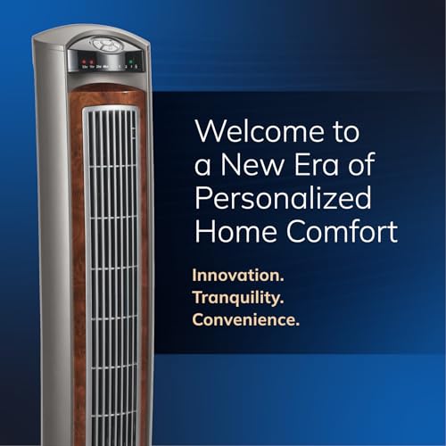 Lasko 42 inch tower fan in a home setting