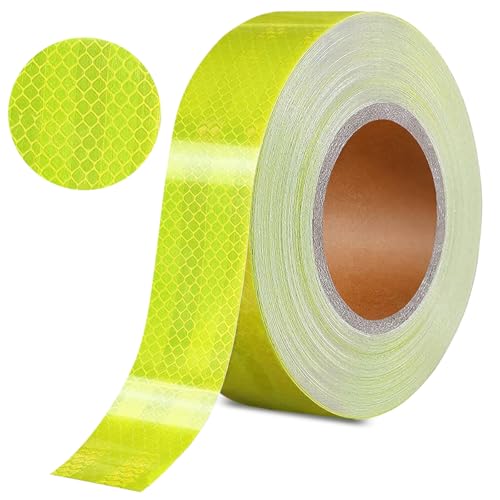 TESSTSY Reflektierendes Klebeband 23m x 2.5cm Gelb
