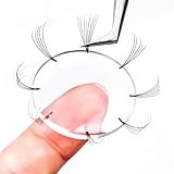 Eyelash Extension Supplies GEMERRY 5 Pcs Easy Fan Lash Pads Patches Lash Extensions Supplies for Beginners Make Fans Blooming Easy Volume Lashes Pallet Tools Eyelash Holder, 3x30mm