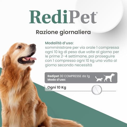 Aurora Biofarma Redipet 30 Tabletten - Ergänzungsfuttermittel für Hunde und Katzen, das die postbiotische Wirkung (SCFA) und die… – Ansicht 6