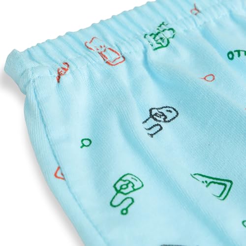 Image of ESSA Lovely Unisex Boy's /Girl's Drawer Trunk | 10 PCS Printed Underwear | 100% Cotton Fabric for Comfort | Machine Washable | Ideal Gender-Neutral Design