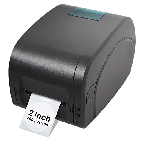 Hybsk 2 inch Circle Direct Thermal Labels Round Printable Stickers for Barcodes, Name Tag, DIY Design, Inventory– Compatible with Zebra, Rollo and More-750 pcs（2 inch,White） image 8