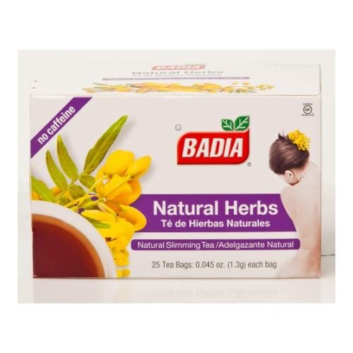 Badia Natural Herbs Tea Bags, 25-count (Pack...