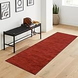 Top 10 Best Target Runner Rugs Reviews & Comparison | Updated 3 RUGSREAL Solid Kitchen Runner Rug 2x6 Long Hallway Runner Rug Contemporary Area Rug Machine Washable Floor Cover Modern Runenr Rug for Living Room Bedroom, Red