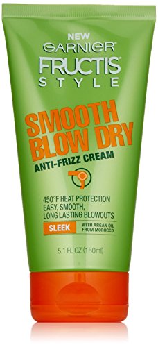 Garnier Fructis Style Smooth Blow Dry Anti-Frizz Cream, 5.1 fl. oz