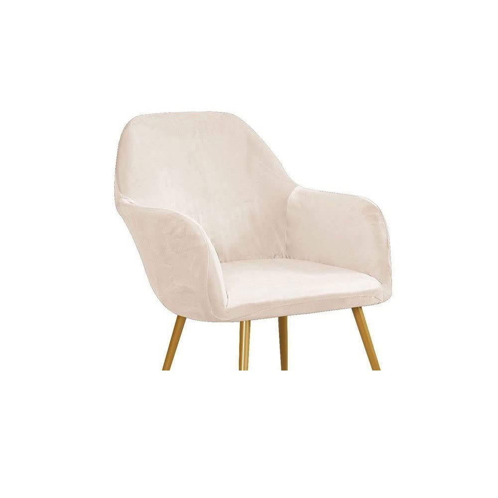 Terciopelo Fundas Sillas de Comedor Ajustables Pack de 6/4/2/1 Moderna Cubierta de Silla Comedor Elastica con Brazos, Fundas Protectora de Sillas Universal para Cocina Hotel,Chair Cover ( Color : #13