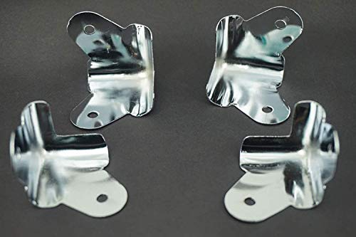 image for Pmsanzay DURABLE CHROME METAL Universal - Corner Speaker Cabinet Box/L