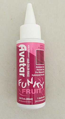 Tinte semi-permanente Avatar Funky Fruit Rojo Ciruela 2.8 oz miniatura 2