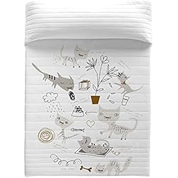 Haciendo El Indio Colchas HACIENDO EL INDIO PANZUP by Colcha bouti Gatos 1 Cama 150