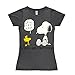 Logoshirt - Peanuts - Snoopy & Woodstock - Chicks Are Confusing - T-Shirt Damen - dunkelgrau - Lizenziertes Originaldesign, Größe M
