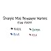 Sharpie Mini Permanent Markers, Fine Point, Assorted Colors, 4 Count