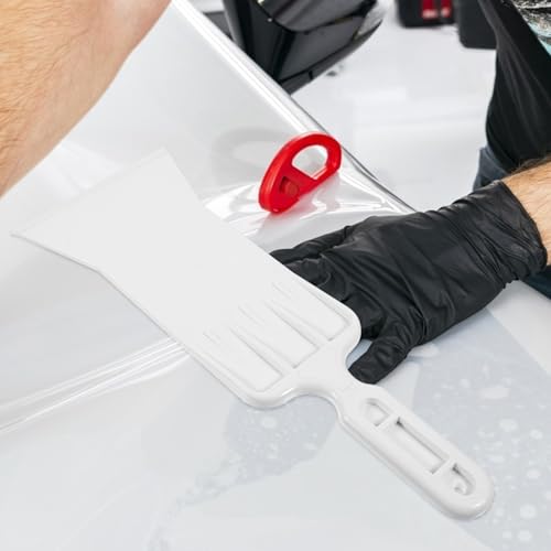Herramientas para tintar ventanas de automóviles SHOWERORO espátula blanca lunas coche 4