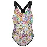 キミとアイドルプリキュア♪ワンピース水着 キッズ ワンピース水着 優雅なプリンセス プールパーティーの新しいお気に入り 女の子のシャム水着です110-1708-10Y（130cm）