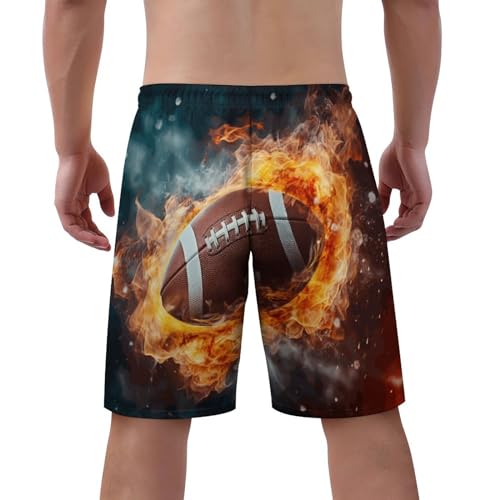 Mens Novelty Swim Trunks Quick Dry Swim Beach Shorts with Mesh Lining Pockets3