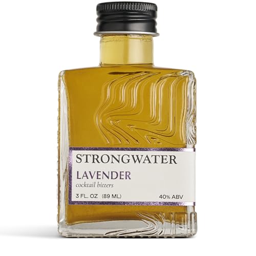 Strongwater Lavender Bitters - Floral Bitters Blend for Drinks - 3oz, 1pk