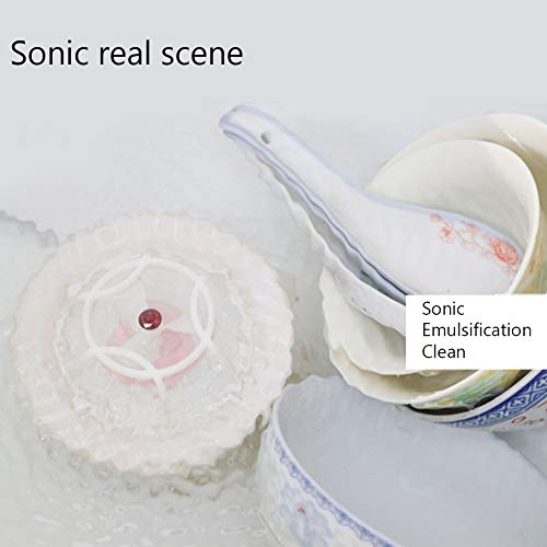 Mini Ultrasonic Dishwasher Multifunctional Household Usb Portable Compact Dish Washing Machine For Small Apartment Office And Home Kitchen(Red) #TOP6