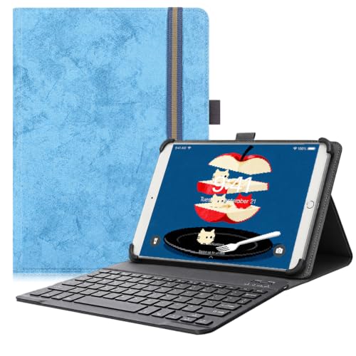 For Bmax I8 Plus �P�[�X 8�C���` �^�u���b�g�P�[�X �^�u���b�g�p�L�[�{�[�h �X�^���h�@�\ �������L�[�{�[�h�t�� �y�����[�\ �l���Œ� �e���o���h�Œ� �y�����[ �ϏՌ� PU���U�[ (�X�J�C�u���[) [���s�A���i]