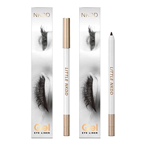 Fetnhu Heykomi Non-Smudging Waterproof And Long-Lasting Eyeliner Pencil, Heykomi Makeup Waterproof Eye Liner Pencils, Quick Drying Long Lasting Waterproof And Sweat Proof Eyeliner (2Pcs Black) #TOP8