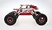 Click N' Play Remote Control Car 4WD Off Road Rock Crawler Vehicle 2.4 GHz, Red