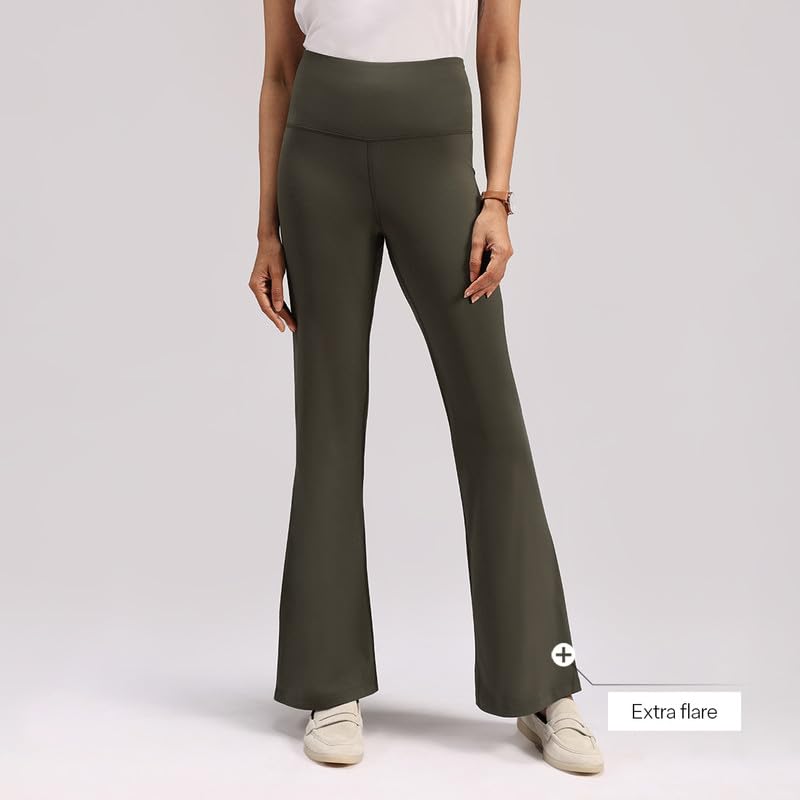 Image of BlissClub Ultimate Flare Pants Lite Tall for Women Above 5'5 ft