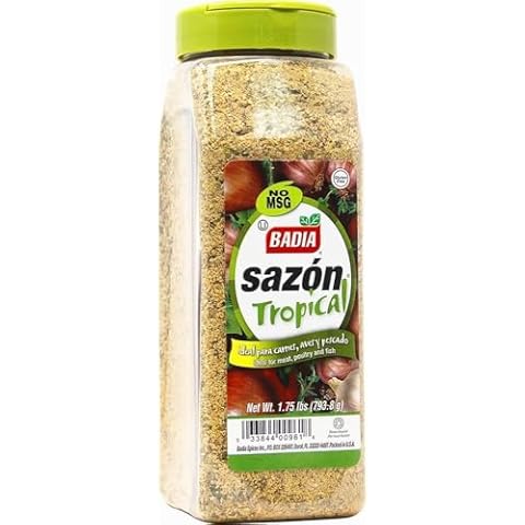 Badia Sazon Tropical, 1.75 lbs - Zesty Blend for Meats, Poultry & Seafood Cover