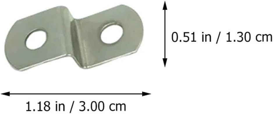 ステンレススチールコーナーブラケット120個 - フォトフレーム、鏡、キャビネット用固定クリップ