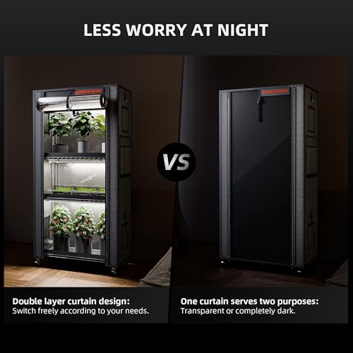 Spider Farmer 2026 Plant Stand with Grow Lights, 4-Tier Plant Shelf with 6Pcs 2ft Full Spectrum LED Lamp and Grow Tent, for Veg Seed Starting Plants Growth Greenhouse 28Lx14Dx59H (Update) image 2