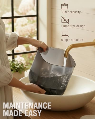 Fuente de Agua para Gatos Acero Inoxidable 3L Automática miniatura 6