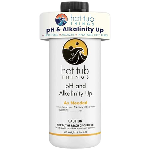 Hot Tub Things pH Up & Alkalinity Increaser for Hot Tub – Pool Shock, Alkalinity Up, pH Increaser and Alkaline Booster for Spa or Pool, Maintain Balanced Water Quality and Clear Water Use – 2 Pounds