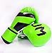 Boxhandschuhe, Erwachsene professionelle Trainingshandschuhe, Jungen, Mädchen und Kinder Sanda Sandbag Kampf Muay Thai Kämpfe Boxhandschuhe,Grün,6oz