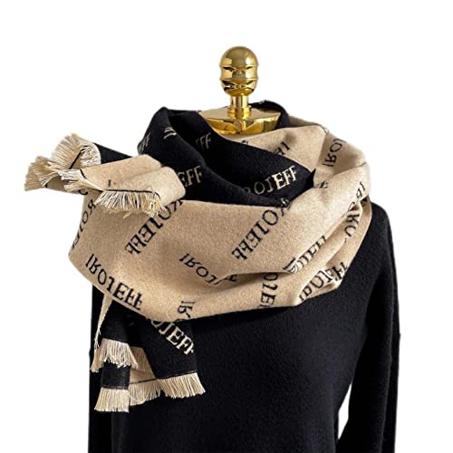 Couverture en cachemire écharpe anti-froid grand format 185 cm pour femme