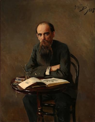 Lienzo de pintura decorativa de Kuznetsov con retrato clásico Volkov de 60x90cm