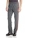 adidas Performance Men's Ultimate Fleece 3-Stripes Pant, Medium, Dark Grey Heather/Infrared