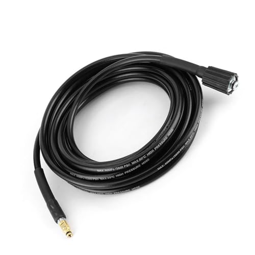 High Pressure Water Cleaning Rubber Hose for Karcher K2 K3 K4 K5, 40MPa/5800PSI Auto Washer Accessory, 1 Piece (6m/19.68ft)