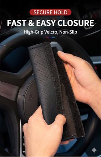 2 Pcs Car Seat Belt Pads Cover Compatible with BMW 1 2 3 4 5 6 7 Series X1 X2 X3 X4 X5 X6 Interior Accessories (Seat Belt Pads Cover) - Image 6