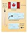 Luggage Tags, Canadian Flag, Embroidered, 2 Pack
