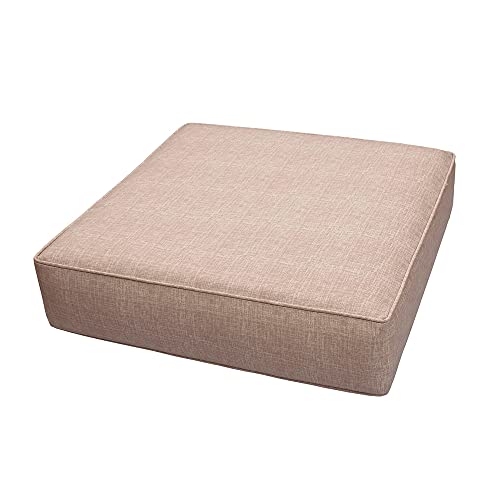 In4 Care 24 X 24 X 6 Inch Outdoor Deep Seat Cushion Set，All-Weather Seating Chair Cushion For Patio Chair Furniture - Antique Beige #TOP5