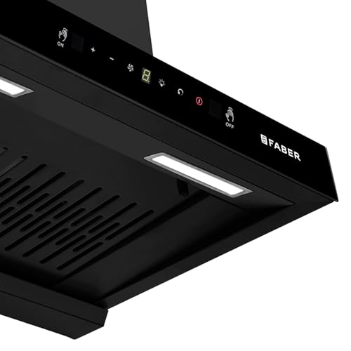 Image of Faber Silencio 75cm 1500m /hr BLDC Autoclean Filterless T-Shape Chimney|Built In Oil Collector|Touch & Gesture Control|12Yr Motor,2Yr Comprehensive Warranty by Faber | HOOD SILENCIO BLDC HCSCFLBKIN75T