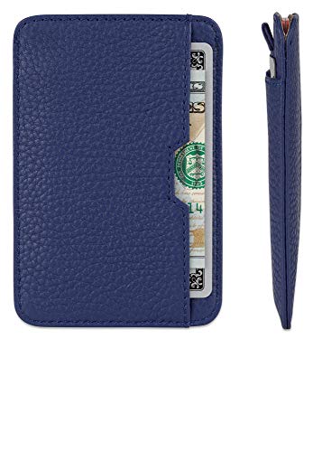 Vaultskin Mens RFID Blocking Slim Leather Card Wallet - CHELSEA Minimalist Front Pocket Cardholder