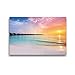 Produktbild Premium Textil-Leinwand 45 x 30 cm Quer-Format Sonnenuntergang auf Tahiti, Leinwanddruck von Elisabeth Stanzer