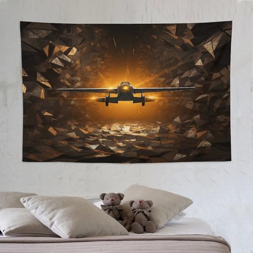 Tapisserie avion tapis mural esthétique et finitions soignées PAZZK