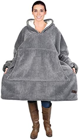 catalonia oversized sherpa hoodie sweatshirt