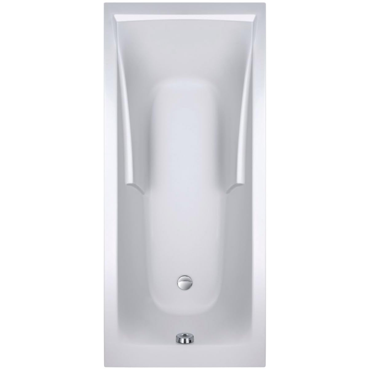 Jacob delafon Corvette 3 - Bannière acrylique rectangulaire 160 x 70 cm Blanc