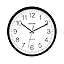 Amazon.com: Sharp Wall Clock – Silver/Chrome, Silent Non Ticking 12 ...