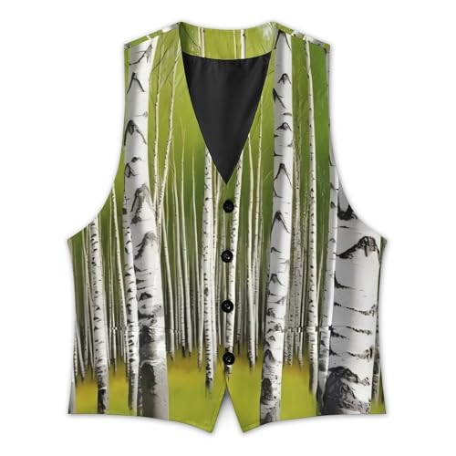 Sunshine in Late SummerMen's Suit Vest Slim Fit Formal Dress Waistcoat V Neck Casual Business Vests for Suit Or Tuxedo3