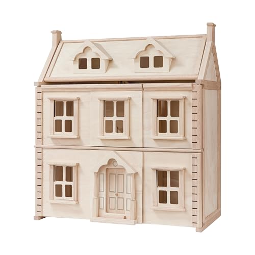 Plan Toys 7124 grande maison de poupée en bois pour jouer en famille