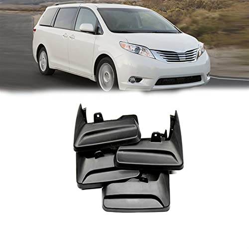 Garde-boue Toyota Sienna XL30 stop corrosion boue kit 4 bavettes avant-arrière