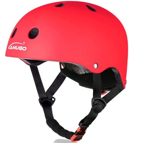 Image of KAMUGO Kids Adjustable Helmet, Suitable for Toddler Kids Ages 3-8 Boys Girls, Multi-Sport Safety Cycling Skating Scooter Helmet